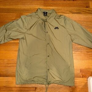 Nike SB NikeShield Coach Jacket Olive Green Men’s Large